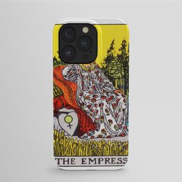 03 - The Empress iPhone Case | Pattern, Cards, Lovely, Wizard, Pastel, Black And White, Oil, Empress, Ink Pen, Chalk Charcoal 