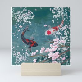 Sakura Koi Pond Mini Art Print