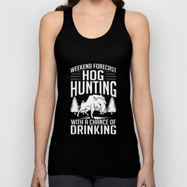 Hog Hunting Boar Hunter Wild Unisex Tank Top