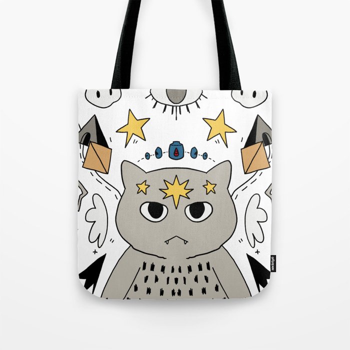 Astral Paws Tote Bag