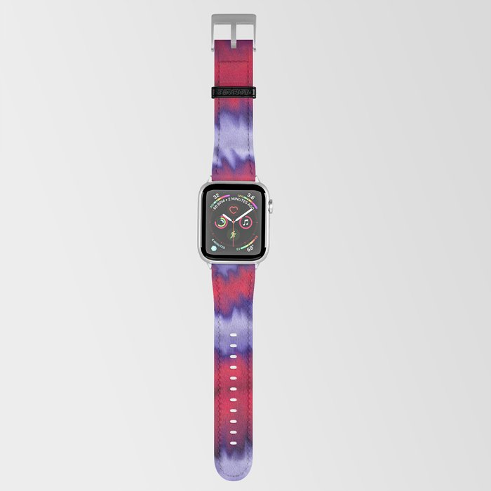 Dark Red Spiral Tie-dye Apple Watch Band