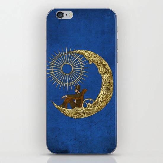 Moon Travel (Colour Option) iPhone Skin
