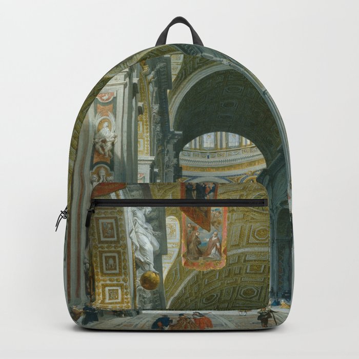 Interior Of Saint Peter’s Basilica In Rome – Giovanni Paolo Backpack