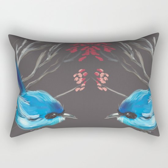 Little Blue Fairy Rectangular Pillow