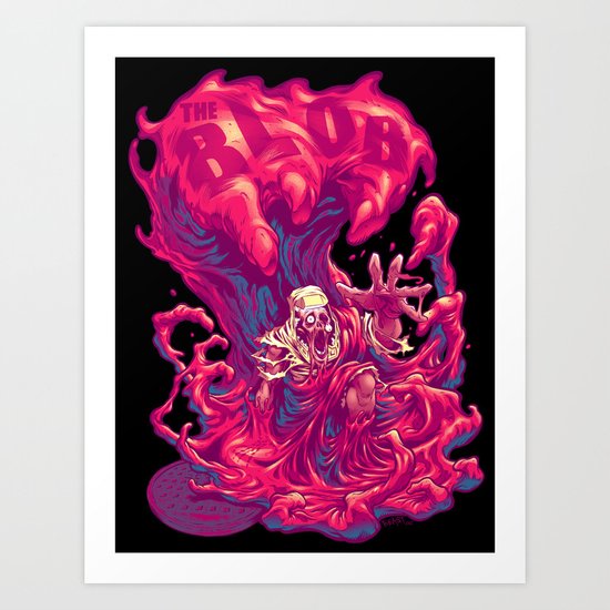 THE BLOB Art Print