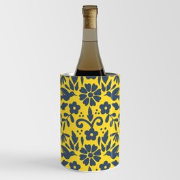 Otomi inspired flowers and birds Wine Chiller