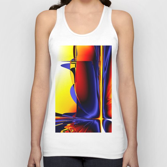 abstract shapes Unisex Tank Top