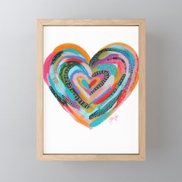 Art Heart no.1 Framed Mini Art Print