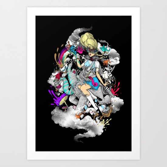 Alice Is Not In Wonderland Art Print