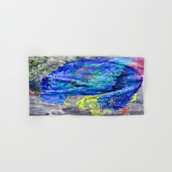 When You Just Need to Sleep Curl Up, Blue Phoenix Hand & Bath Towel