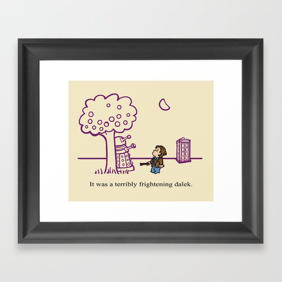 Dr Harold and the Purple Screwdriver Framed Art Print