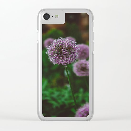 New York Alliums II Clear iPhone Case