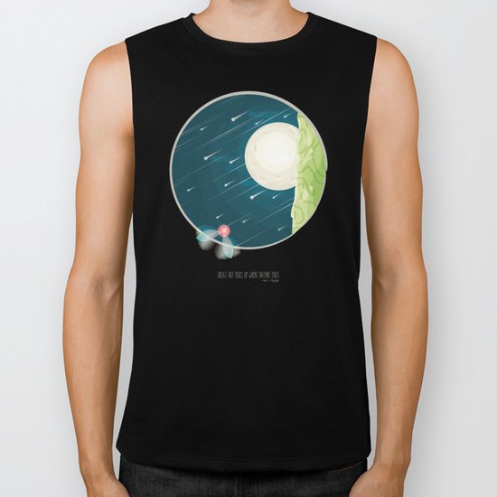 Where nature ends Biker Tank