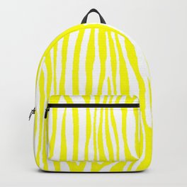 Zebra Pattern Camouflage Abstract In Yellow Backpack | Zebraspoonie, Asthetic, Wildlife, Decorative, Africa, Wildlifeart, Zebrasandspoonies, Pattern, Spoonie, Animal 
