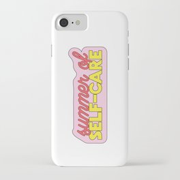 Summer of Self-Care iPhone Case