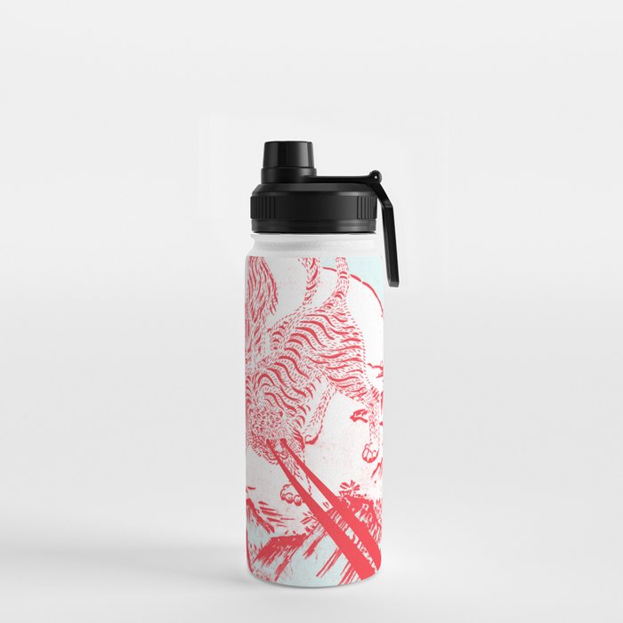 Easy Tiger - Vintage Asian Art Year of the Tiger 2022 Water Bottle