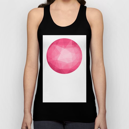 Geometric Polygonal Pattern 02 Unisex Tank Top