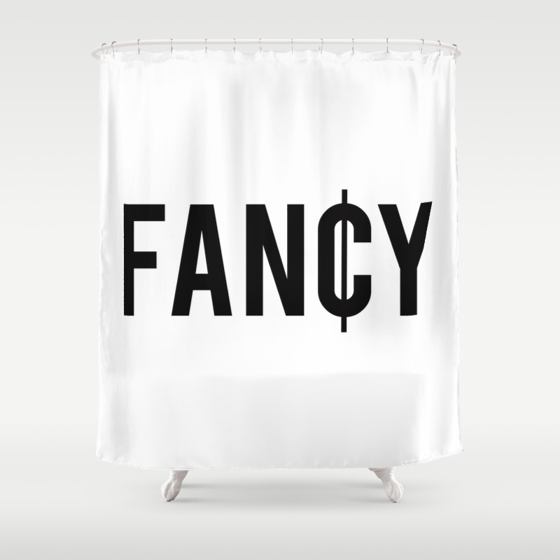 Fancy Cent Symbol Typography Shower Curtain By Rexlambo Society6 Cent Symbol Typography Shower Curtain