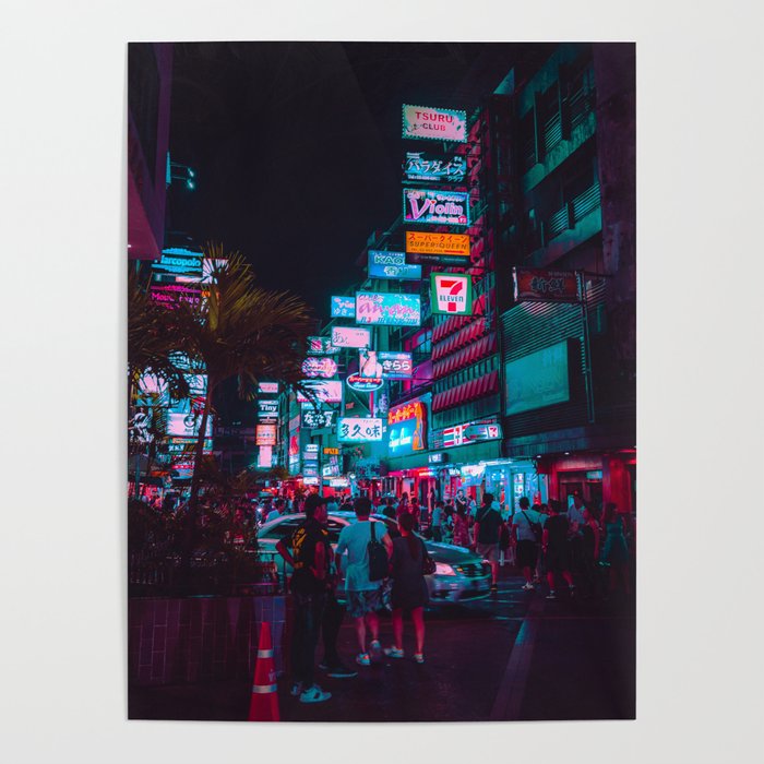 Nightmarket / Bladerunner Vibes / Bangkok Poster