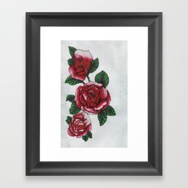 New roses Framed Art Print