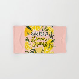 Easy Peasy Lemon Squeezy – Blush Hand & Bath Towel