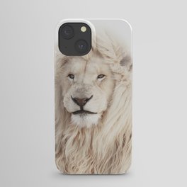White Lion iPhone Case