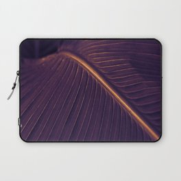 Close up of green Cigar flower leaves Laptop Sleeve