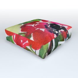 the soul of anemones Outdoor Floor Cushion