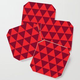Triangle Geometry Design in Two Colors Coaster