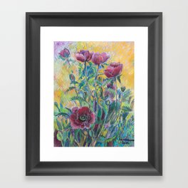 Poppies Framed Art Print