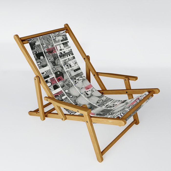 Runner Request P D3 Glitch Collage Studies Sling Chair By Wayneedsonbryan