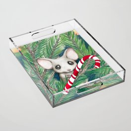 Christmas Mouse Acrylic Tray