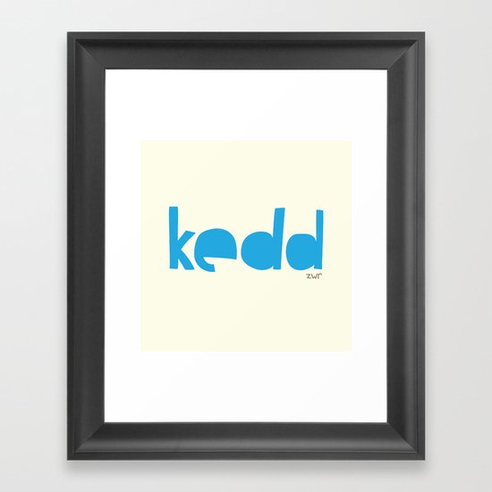 days | kedd Framed Art Print