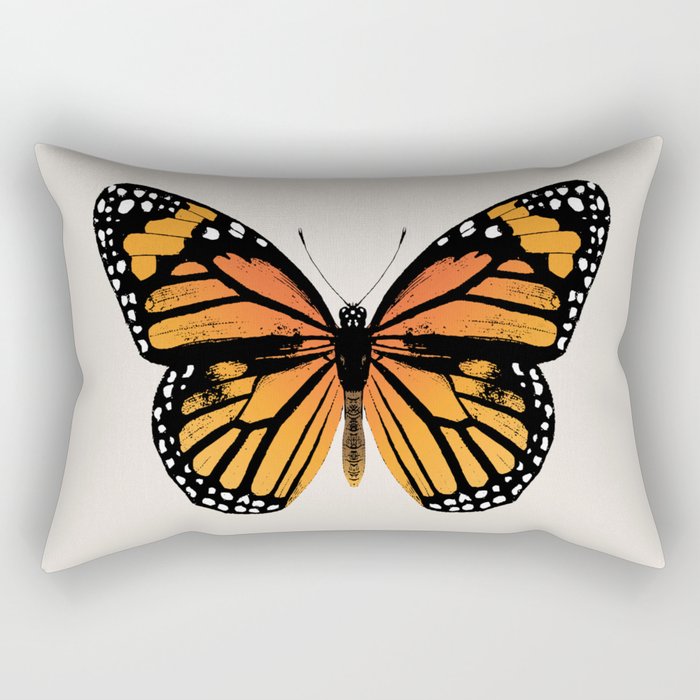 Monarch Butterfly | Vintage Butterfly | Rechteckiges Kissen Monarch Butterfly | Vintage Butterfly | Rechteckiges Kissen