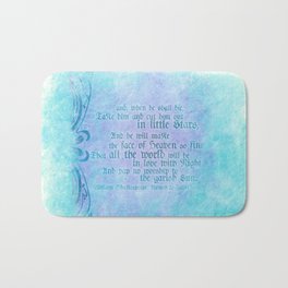 ' Take him and cut him out in little Stars" Romeo & Juliet - Shakespeare Love Quotes Bath Mat | Typography, Movies & TV, Love 