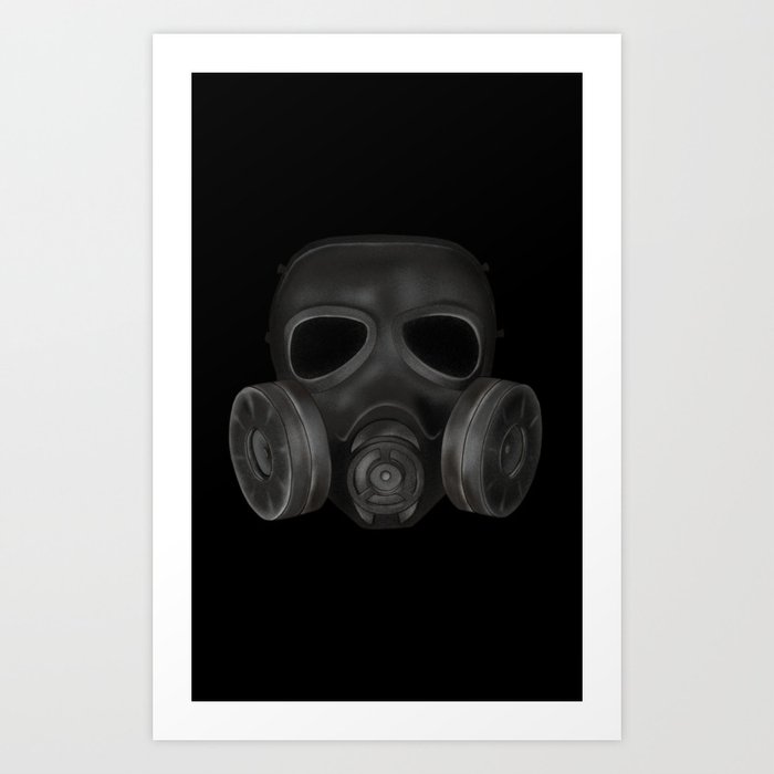 Gas Mask Art Print
