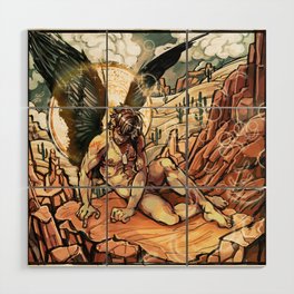 Trans Angel Wood Wall Art