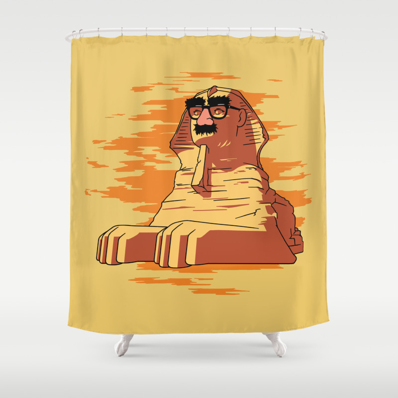 Clever Sphinx Disguise Shower Curtain By Joeperkins Society6