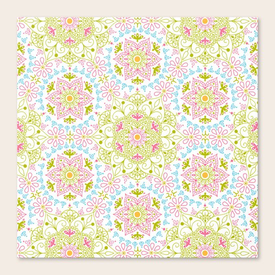 Mandala_Spring Canvas Print