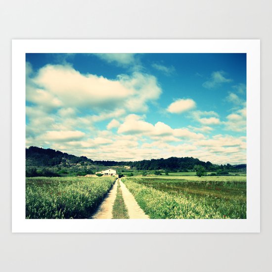 a beautiful day Art Print