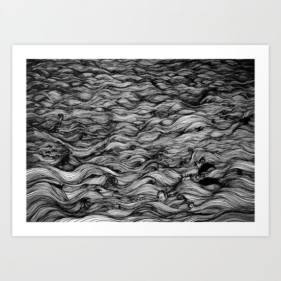 Where the Oceans End Art Print