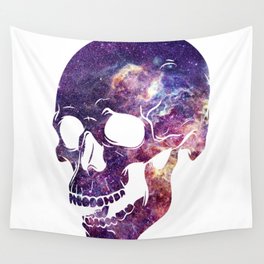 galaxy skull Wall Tapestry