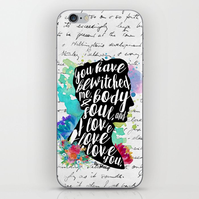 Mr.Darcy - I Love You iPhone Skin
