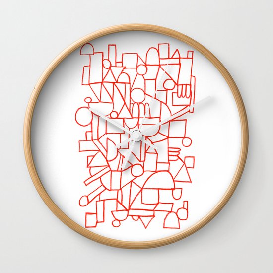 Rad lines Wall Clock