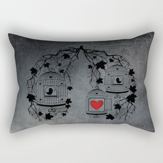 Cages Rectangular Pillow