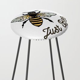 Bumblebees and Polka Dots Counter Stool