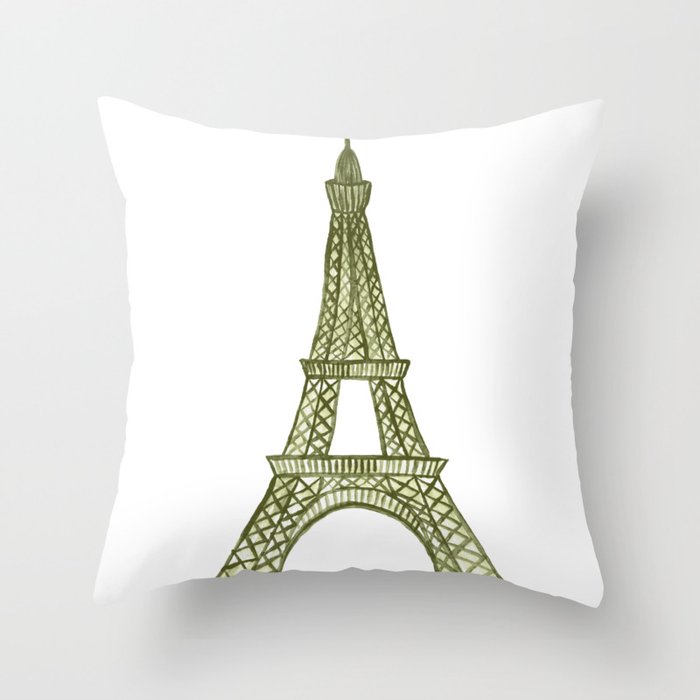 Eiffel Tower Gold La Tour Eiffel Painted Throw Pillow By Casualforyou Society6 Eiffel Tower Gold La Tour Eiffel Painted Throw Pillow By Casualforyou Society6