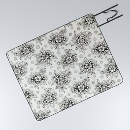 Floral Repeat Pattern 4 Picnic Blanket
