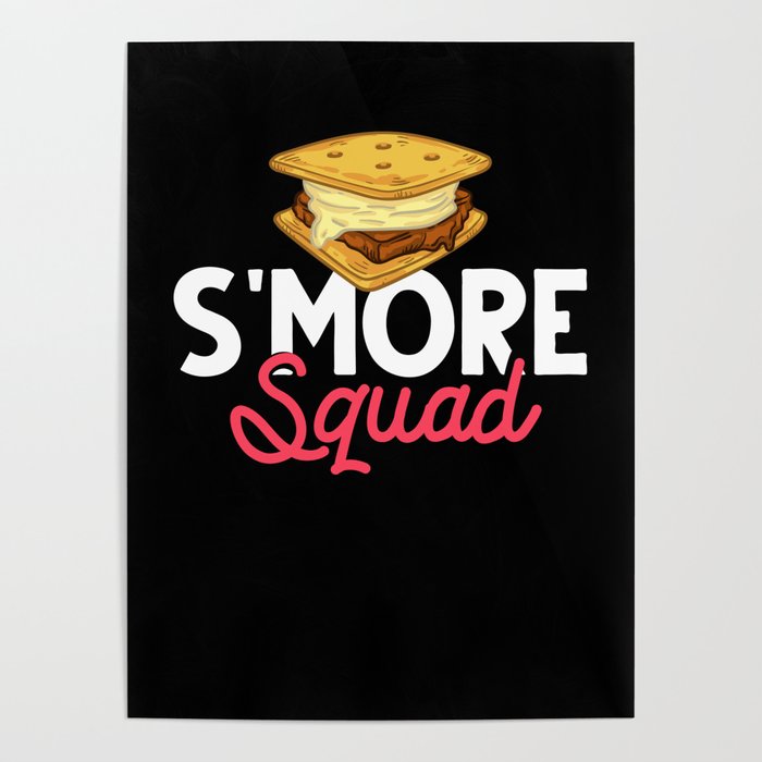 S'more Cookies Sticks Maker Marshmallow Poster