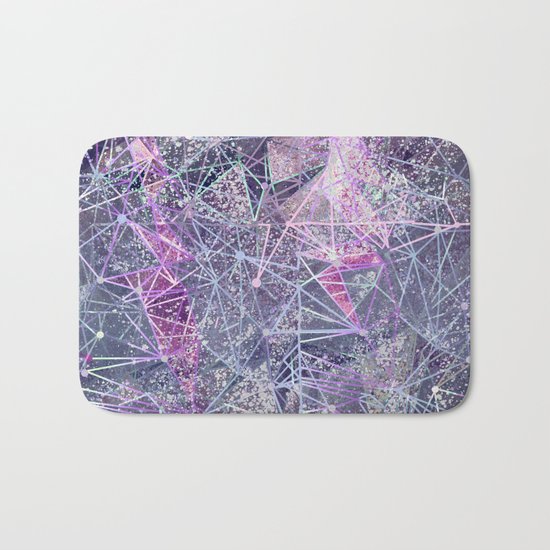 lilac space structure Bath Mat